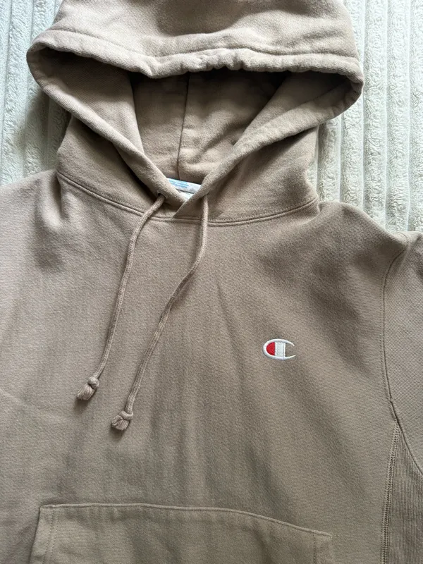 Champion brown/tan hoodie - Image 3