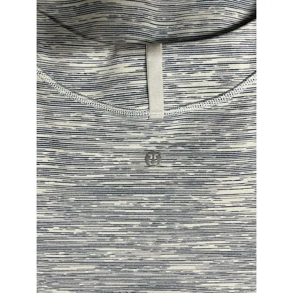 Lululemon Define Full Zip Up Jacket - Wee Are From Space Blue Striped - Size 6 - Image 7