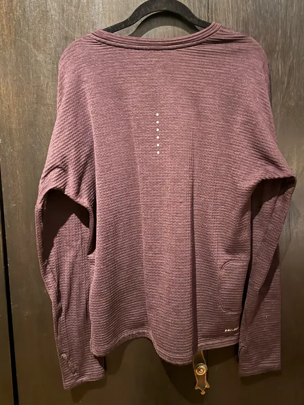 Nike Running Dri‑FIT long sleeve top - Plum Size Medium - Image 4