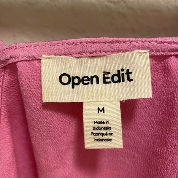 NWT Open Edit Camisole in Pink Crayon - Image 7