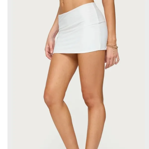 Edikted White Mini Skirt size S NWT - Image 3