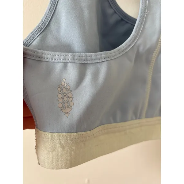 FP Movement by Free People‎ Light Blue Racerback Sports Bra Crop Top Size XS - Image 4