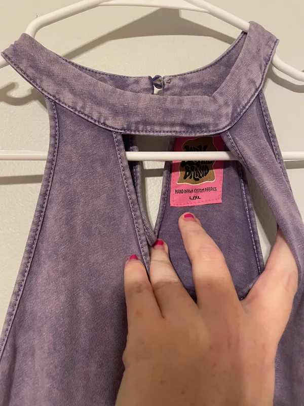 Lady the Brand Purple Levi Ruffle Maxi Top - Image 7