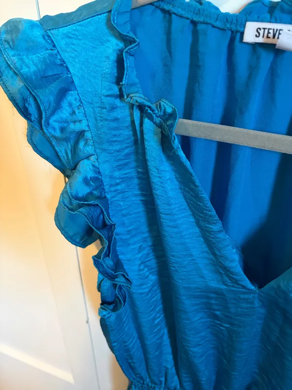 Steve Madden Blue Dress Ruffle - Image 2
