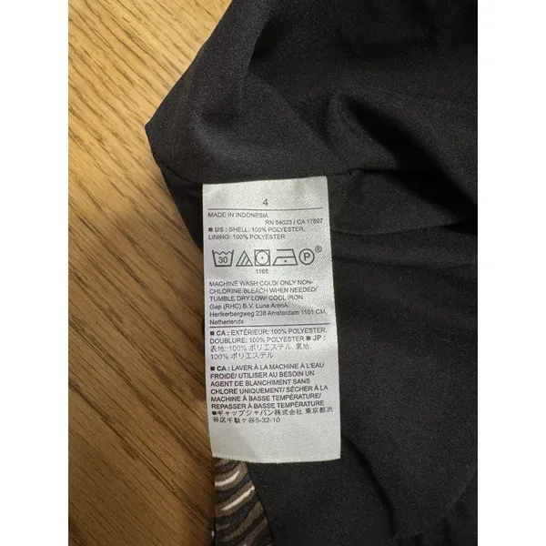 Banana Republic Polyester‎ Size 4 Tank Top Lightweight Brown Spagetti Straps NWT - Image 9