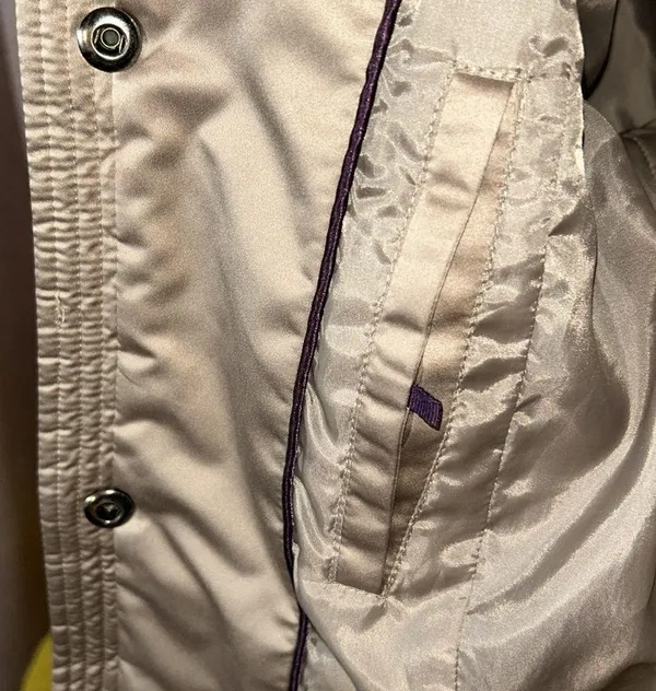 Size S Gold Quilted Jacket - Image 13
