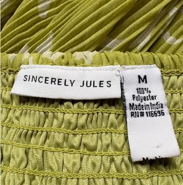 Sincerely Jules Green Floral Maxi Dress - Image 4
