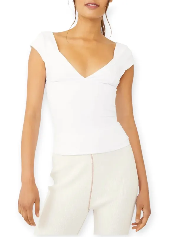 Free People Intimately Duo Corset Cami Top Ivory L - Image 7