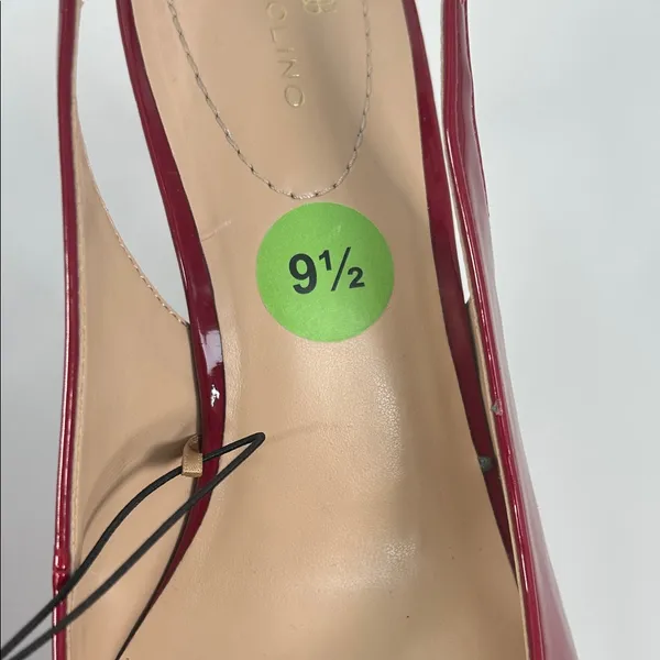 Bandolino Red Patent Slingback Heels - Image 11
