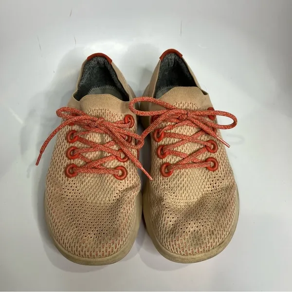 Allbirds Tree Dasher 1 orange‎ sneakers wool washable size 10.5 - Image 4