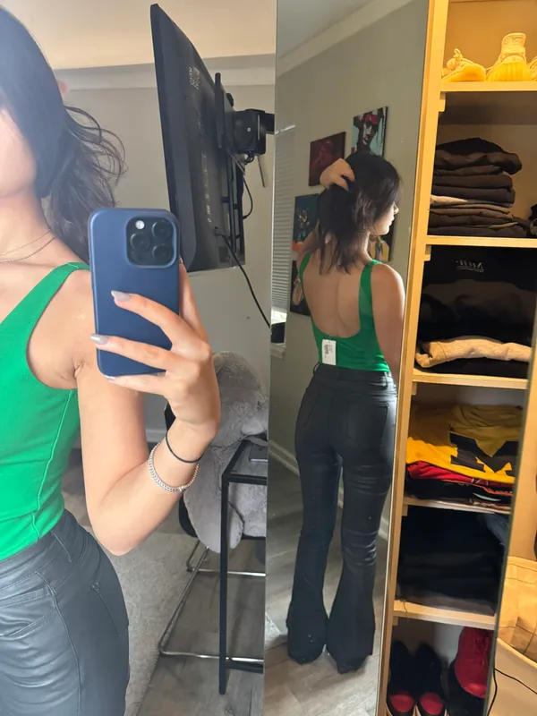 green bodysuit - Image 3