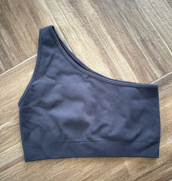 Set Active Sculptflex Leggings And One Shoulder Bra Concrete Jungle Sz Small - Image 3