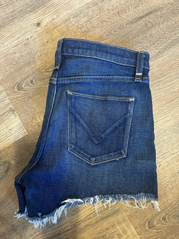 Hudson Dark Denim Shorts - Image 2