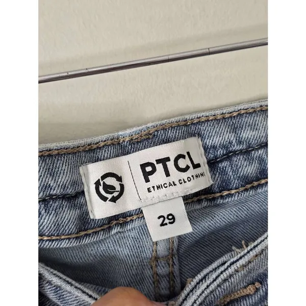 PTCL Flared Blue Jeans Distressed Size 29‎ Stretch Nordstrom NWT - Image 7