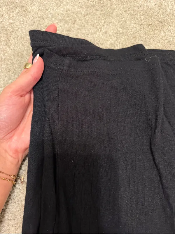 Serra Black Casual Drawstring Pants - Image 2