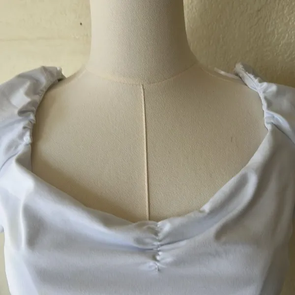 Free People Intimately FP Bodysuit In White, NWT, see measurements for size. - Image 4