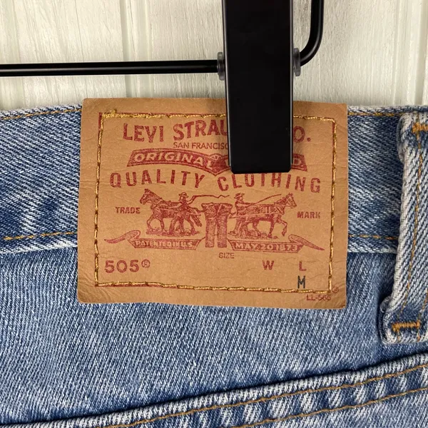 Vintage Levi's 505 Lower Rise Straight Leg Jeans Women's Size 10 Cotton Denim - Image 7