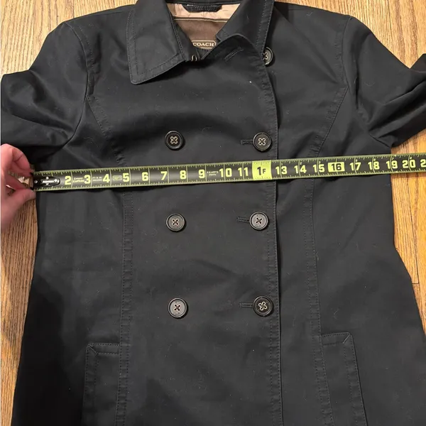 Coach Cotton Double Breasted Trench Coat - Image 14
