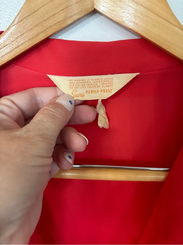 Vintage 1970s Sears Plunge maxi dress - Image 3