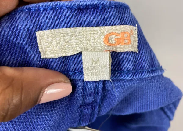 Gianni Bini Denim mini Skirt blue Medium - Image 4