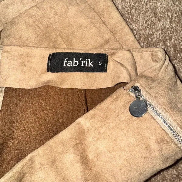 fab'rik Fabric suede skort - skirt shorts - Image 5