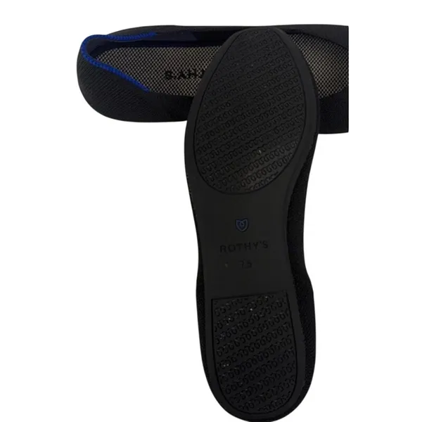 Rothy’s The Flat Womens 7.5 Black Round Toe Slip On Shoes - Image 5
