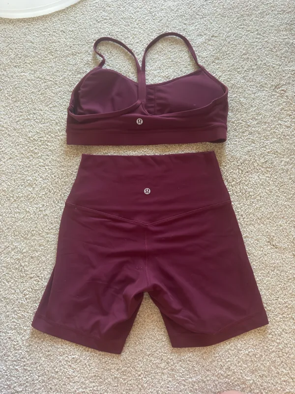 Lululemon burgundy set  - Image 2