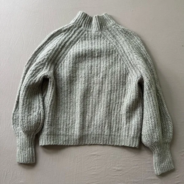 Catherine Malandrino Mock-Neck Chunky Knit Sweater - Image 2