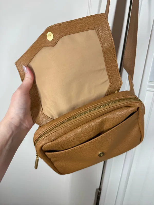 Freshly Picked Classic Fanny Pack bum bag Park Sling bag In Toffee brown diaper - Image 4