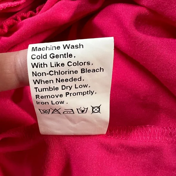 Pretty Garden Jumpsuit Womens Medium Bright Pink Wide Leg Pleated Sleeveless NEW - Image 10