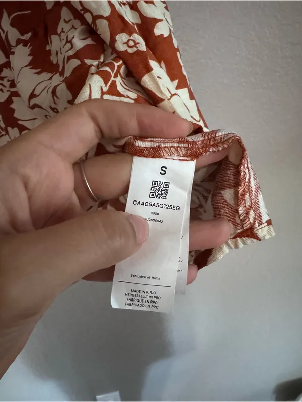 Cupshe • Mini Dress • Always & Forever • Floral Print • Orange • Small - Image 11