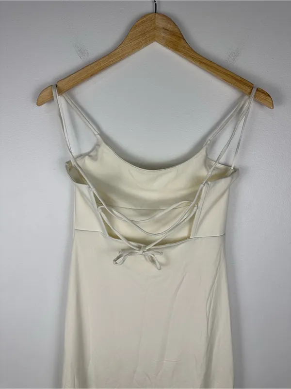 Aritzia Wilfred New‎ Dreamweaver Slit Tie Back Midi Dress Women’s Sz S - Image 6