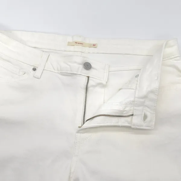 Levis 711 Skinny Jeans Women 32 Stretch Mid Rise Preppy Coastal Classic Capusle‎ - Image 10