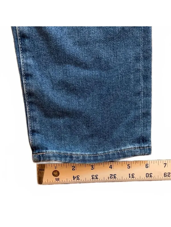 AG Adriano Goldschmied Ex-Boyfriend Slouchy Slim‎ Blue Jeans Size 24R Distressed - Image 7