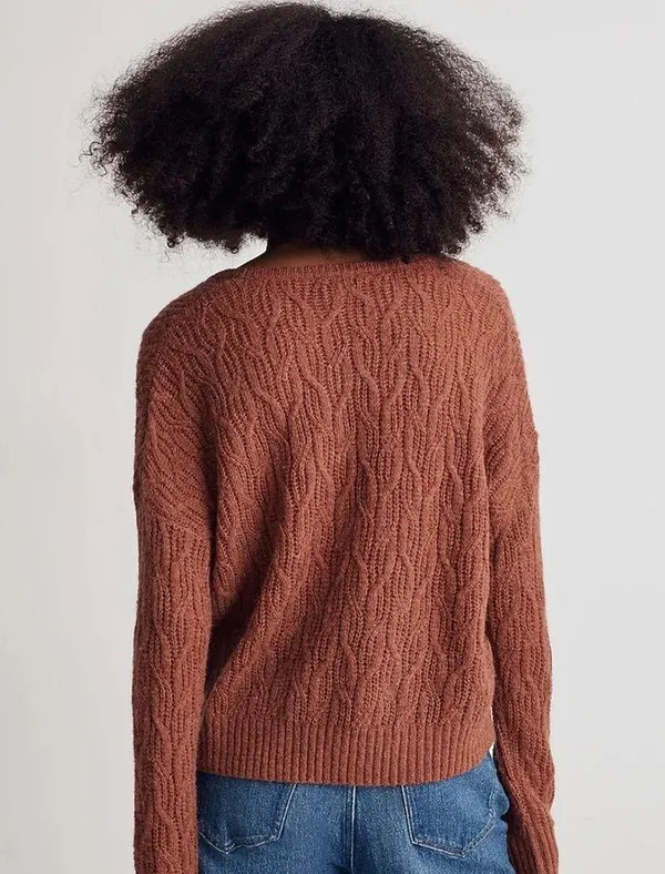 Madewell Alna V-Neck Sweater - Image 8