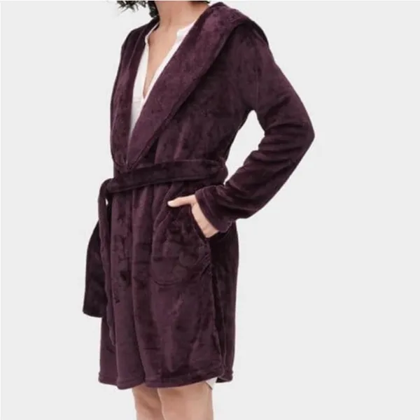 Ugg Miranda Fleece Hooded Robe With Pockets - Image 5