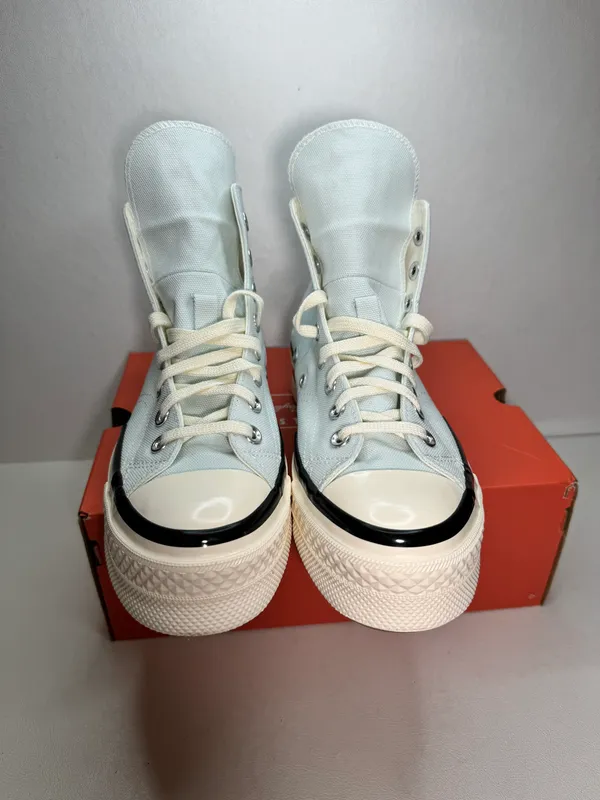 Converse Chuck Taylor All Star 70 Hi Plus Aqua Mist Egret White unisex casual - Image 4