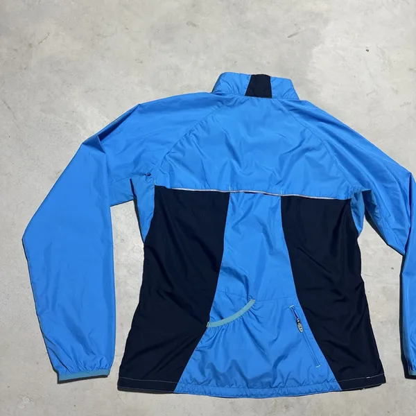 The North Face Women's L Torpedo Alka Flight Series Jacket Lightweight Blue Zip - Image 8