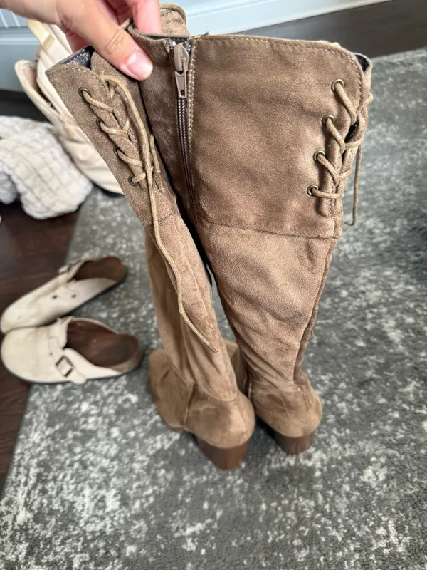 Qupid Boots Knee-High Brown - Image 2
