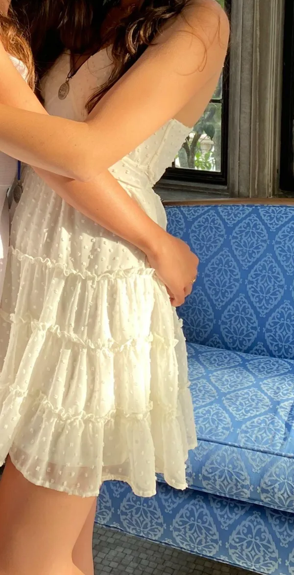 Altar'd State White Mini Dress - Image 5