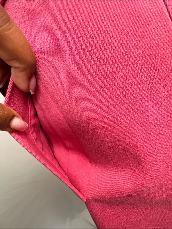 Brooks Brothers Hot Pink Double-Button A-Line Skirt - Image 8