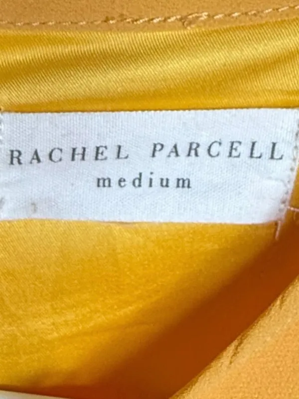 Rachel Parcell Yellow‎ Gold Pleated Long Sleeve Dress Sz M - Image 6