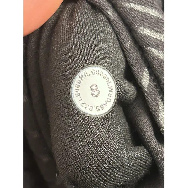 Lululemon Align High-Rise Pant Size 8 Aqueous Emboss Black 28" NWT - Image 6