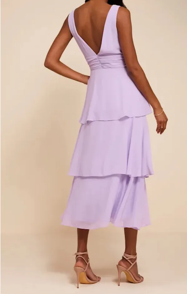 Lilac Lulus Dress - Image 3