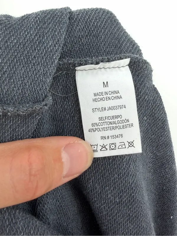 SINCERELY JULES Sweat Romper Washed Grey M - Image 5