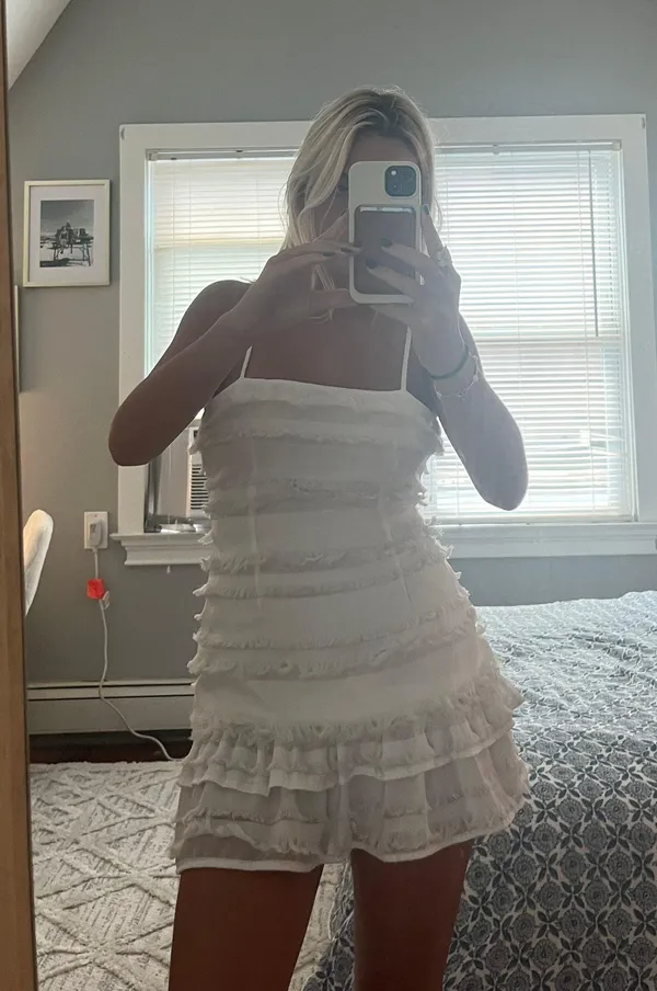Princess Polly White Mini Dress - Image 2