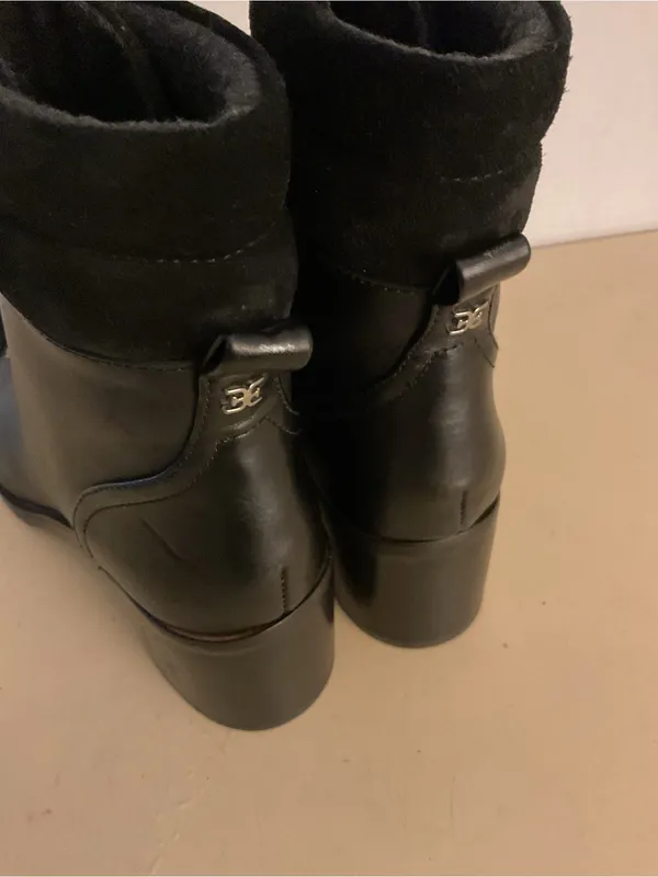 Sam Edelman women black combat Manchester boots US 9 - Image 3