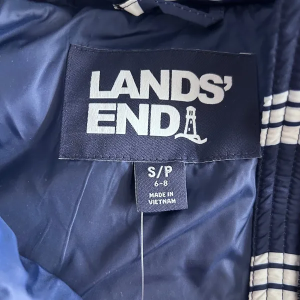 Lands‎ End Down Puffer Vest Small - Image 6