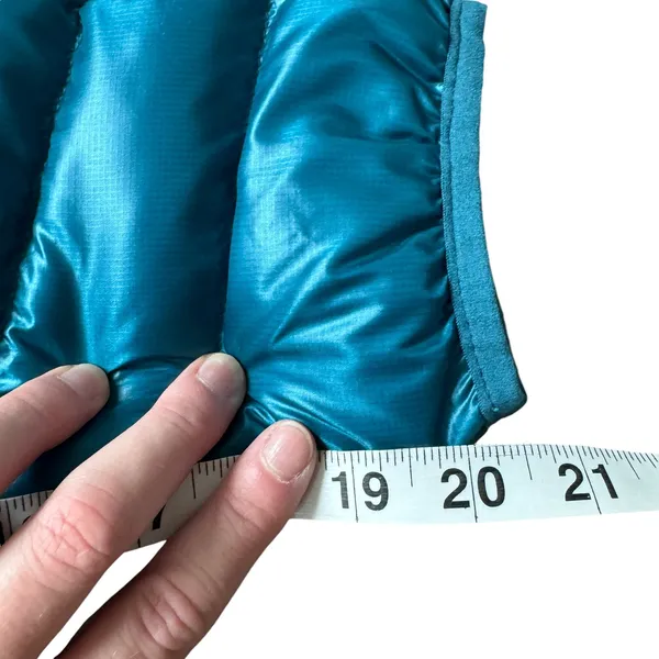 The North Face Down Puffer Coat Turquoise - Image 11