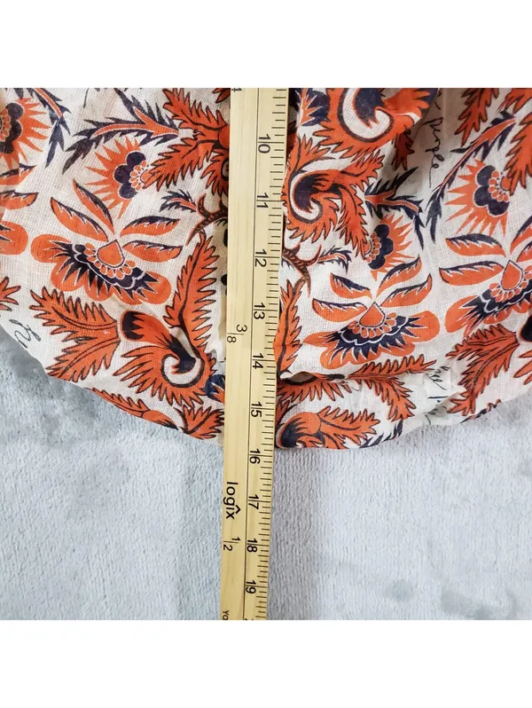 Free People Paisley Reusable Tote Shopping Bag - Image 3
